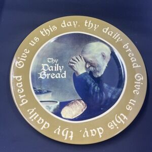 Maud Borup Thy Daily Bread Decorative Collector Plate 9" round antique